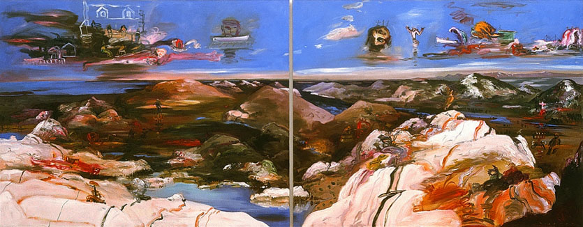 John Hartman: Gulch Hill Overlooking Baie Fine, 1995