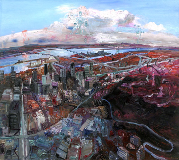 John Hartman: Montreal from above McGill, 2008