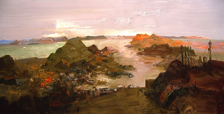John Hartman: Ramea from Man O War Hill, 2000