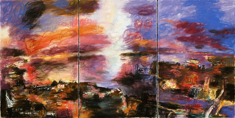 John Hartman: Study for Explosion in Midland Harbour, 1993