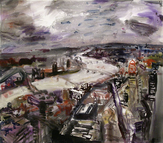 John Hartman: The Thames from the Swiss Re Building, 2005