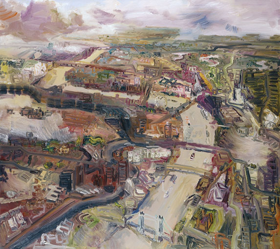 John Hartman: The Thames Looking West From Above Tower Bridge, 2004