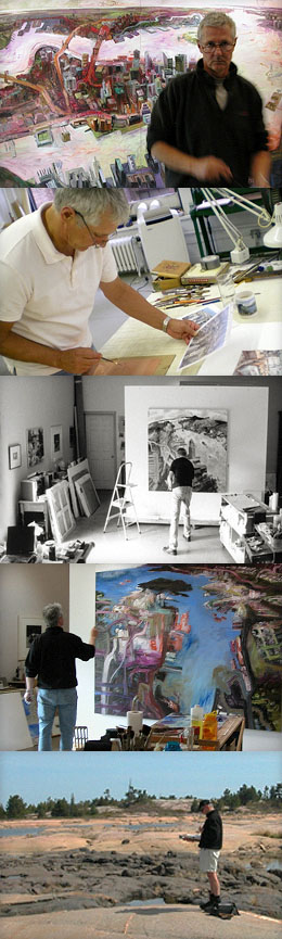 John Hartman at work